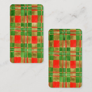 MACGREGORタータンチェックブックマーク – 3.5x2カード ノートカード