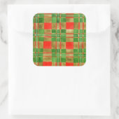 MACGREGORタータンチェックラージスクエアステッカー スクエアシール (バッグ)