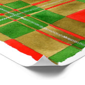 MACGREGORタータンチェック16"x16"ポスター ポスター (角)