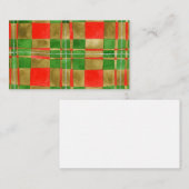 MACGREGORタータンチェック3.5x2フラットカード ノートカード (正面/裏面)