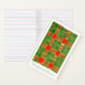 MACGREGORタータンチェック5.5x8.5スパイラルノートブック ノートブック (内側)