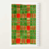 MACGREGORタータンチェック5.5x8.5スパイラルノートブック ノートブック (裏面)