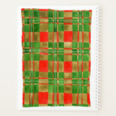 MACGREGORタータンチェック8.5x11プランナー/カレンダー プランナー手帳 (裏面)