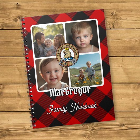 MacGregor家のフォトコラージュ ノートブック