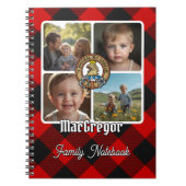 MacGregor家のフォトコラージュ ノートブック (正面)
