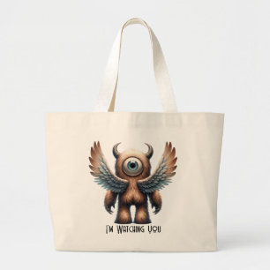MacGregor - One-eyes Monster - カスタムTote Bag ラージトートバッグ