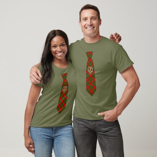 MacGregor+Scottish+Badge+タータン ネクタイ Tシャツ (ユニセックス)