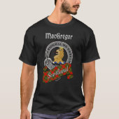 MacGregor Scottish Clan Badge & Tartan Tシャツ (正面)