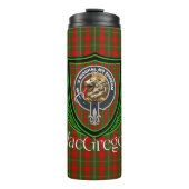 MacGregor Scottish Clan Tartan & Crest タンブラー (正面)