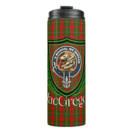 MacGregor Scottish Clan Tartan & Crest タンブラー