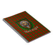 MacGregor Scottish Clan Tartan & Crest ノートブック (右側)
