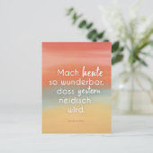 Mach heute so wunderbar, dass gestern neidisch... ポストカード (スタンド正面)