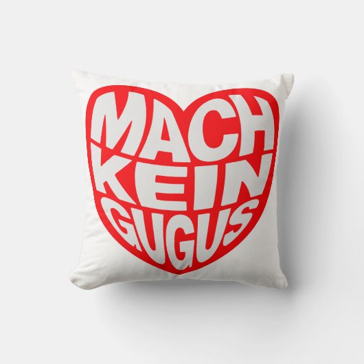 Mach kein gugus クッション (正面)