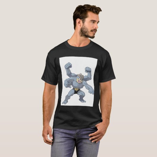 Machamp Extra Large HiRes Design  Tシャツ (正面フル)