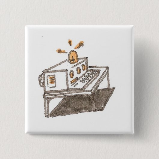 machine01 缶バッジ (正面)