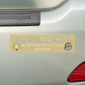 machine bumper sticker バンパーステッカー (車上)