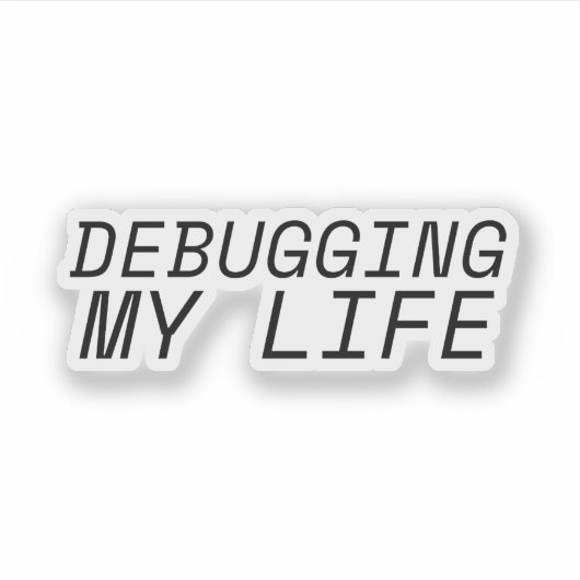 Machine Identity Terminal Minimalist シール (正面)