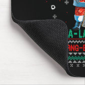 Machine Santa Claus Gun Lover Ugly Christmas Sweat マウスパッド (コーナー)