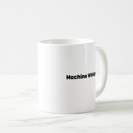 Machine Whisperer Mug – Funny AI Engineer Gift for コーヒーマグカップ (正面右)