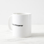 Machine Whisperer Mug – Funny AI Engineer Gift for コーヒーマグカップ (正面左)