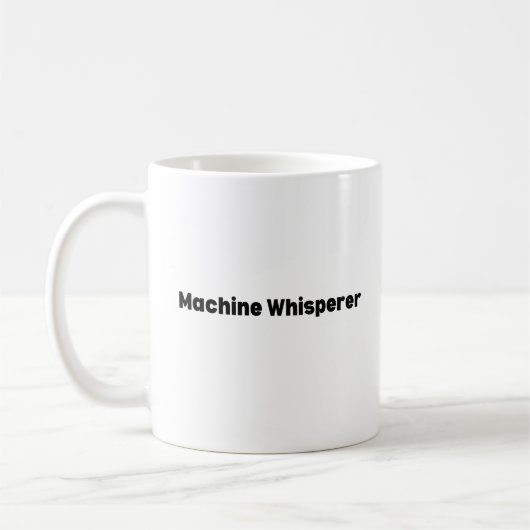 Machine Whisperer Mug – Funny AI Engineer Gift for コーヒーマグカップ (左)