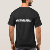 MACHINECORPSEメンズは袖をショートさせます Tシャツ (裏面)