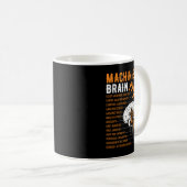 Machinist おもしろい Gives – 機械工の脳 コーヒーマグカップ (正面右)