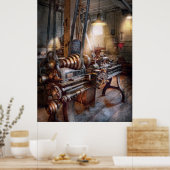 Machinist - Fire Department Lathe ポスター (キッチン)