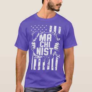Machinist Info Machine Operatorの穴加工 Tシャツ