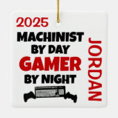 Machinist Loves 遊's Video Games セラミックオーナメント (裏面)