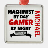 Machinist Loves 遊's Video Games メタルオーナメント (正面)