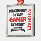 Machinist Loves 遊's Video Games メタルオーナメント (左)