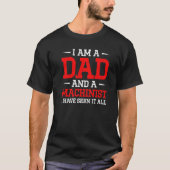 Machinist Seen Machine Operator Machining Premium Tシャツ (正面)
