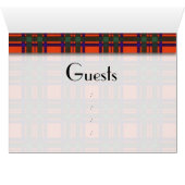 Machintoshのスコットランド人のタータンチェック (内部横(下))