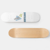 MACHOTAILDROPの元のプリント8"デッキ スケートボード (横)