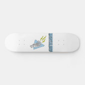 MACHOTAILDROPの元のプリント8"デッキ スケートボード (横)