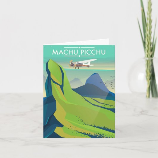 machuのpicchu飛行旅行ポスター シーズンカード (正面)