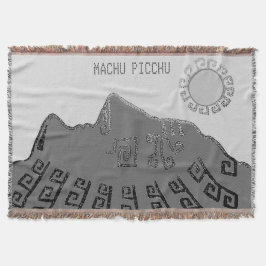 Machu_エレガント Picchu Cuscoペルー スローブランケット