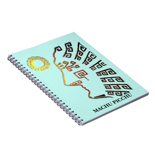 Machu_ピチシルエット ノートブック (右側)