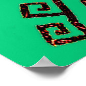 MACHU_モダンPICCHU CUSCOペルースケッチ ポスター (角)