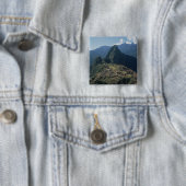 Machu Picchuの砦の眺め 缶バッジ (インサイチュ)