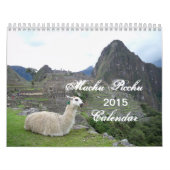Machu Picchuペルー2015のカレンダー カレンダー (カバー)