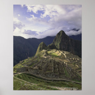 Machu Picchu、ペルーの景色 ポスター