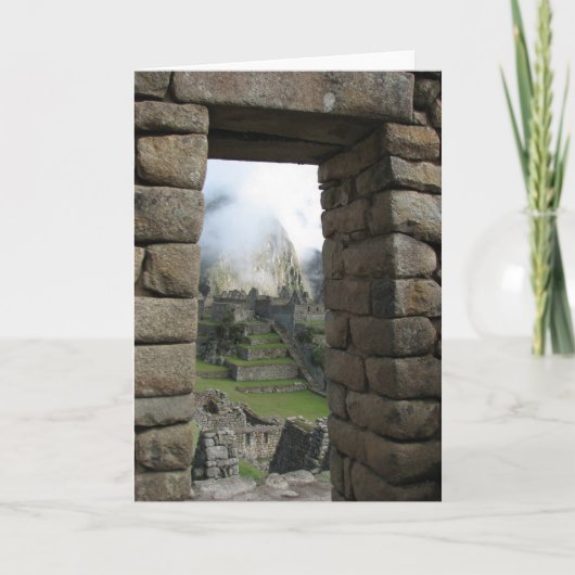 Machu Picchu、ペルー カード (正面)