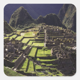 Machu Picchu、ペルー スクエアシール