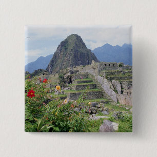 Machu Picchu、ペルー 缶バッジ