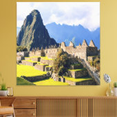 MACHU PICCHU – ペルー – 表示 キャンバスプリント (インサイチュ (リビング))