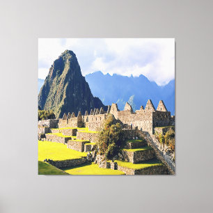 MACHU PICCHU – ペルー – 表示 キャンバスプリント