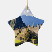 MACHU PICCHU – ペルー – 表示 セラミックオーナメント (右)