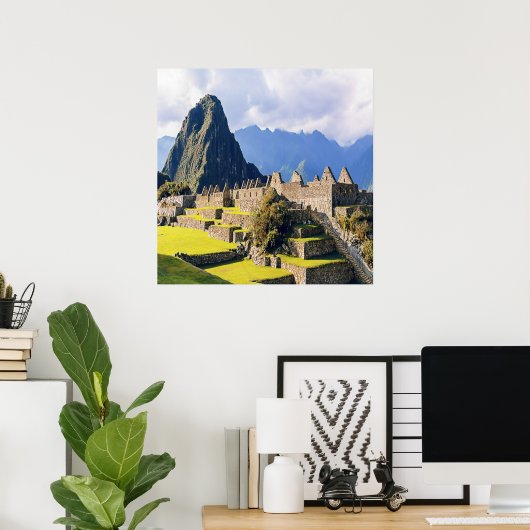 MACHU PICCHU – ペルー – 表示 ポスター (ホームオフィス)